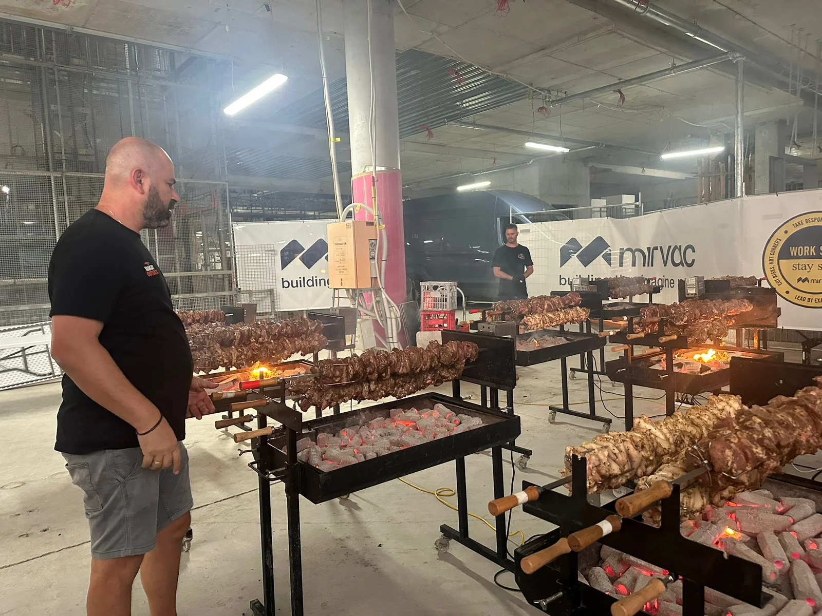 On Site Chicken Lamb and Beef BBQ