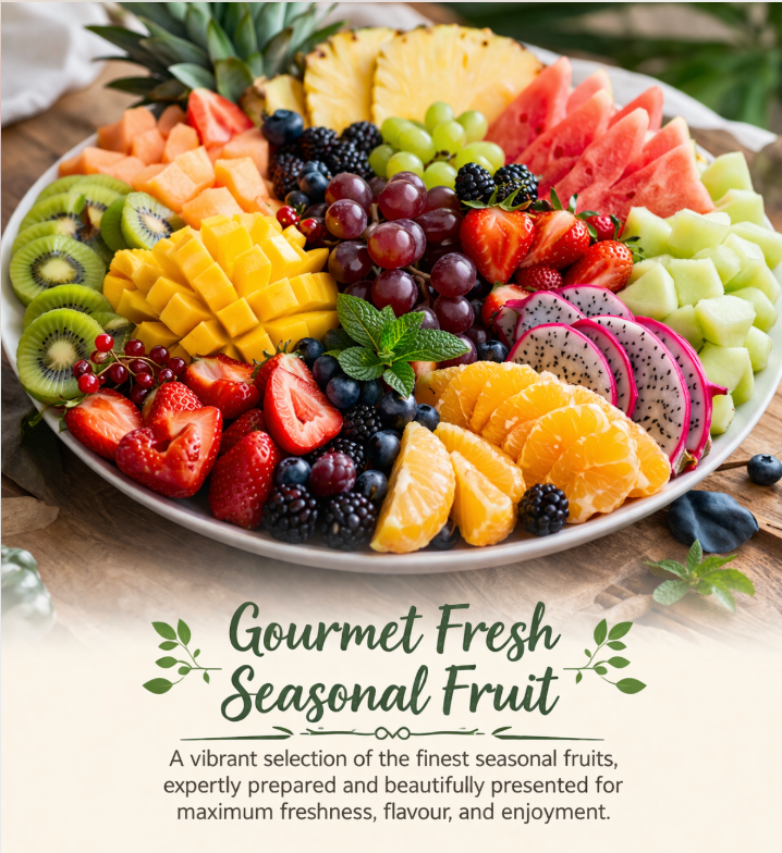Gourmet Fresh Seasonal Fruit