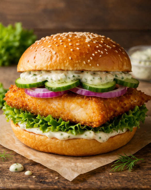 Fish burgers